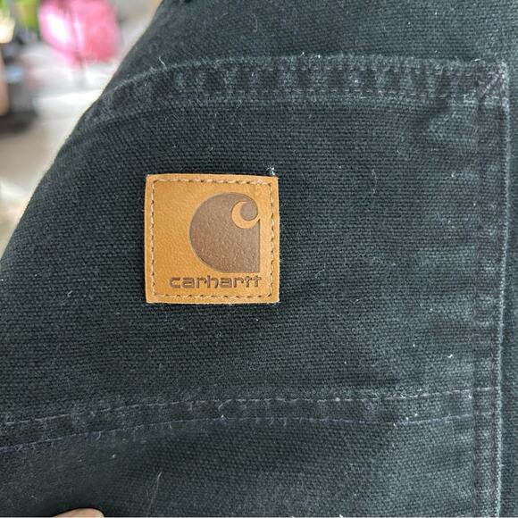 Carhartt Black Denim Handmade Cutoff Cargo Shorts - Picture 8 of 8